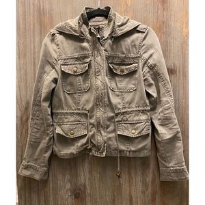 American Rag Camo Green Jean Jacket